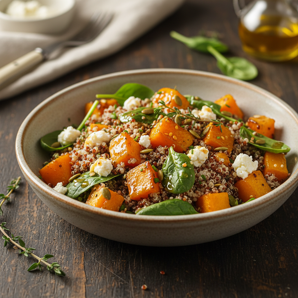 Quinoa & Roasted Pumpkin Salad