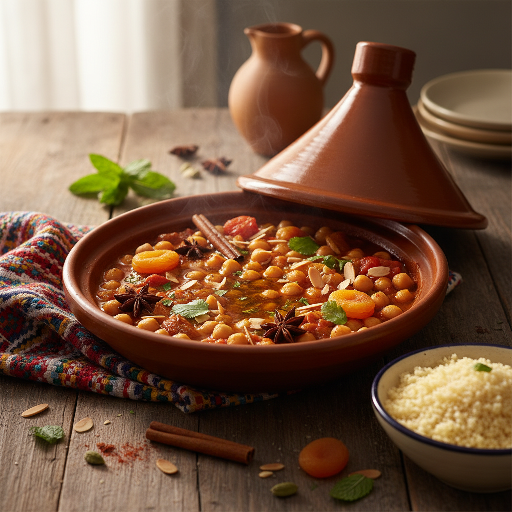 One-Pot Moroccan Chickpea Tagine