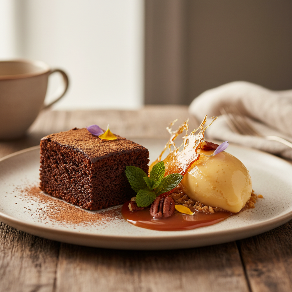 Deconstructed Mexican Chocoflan