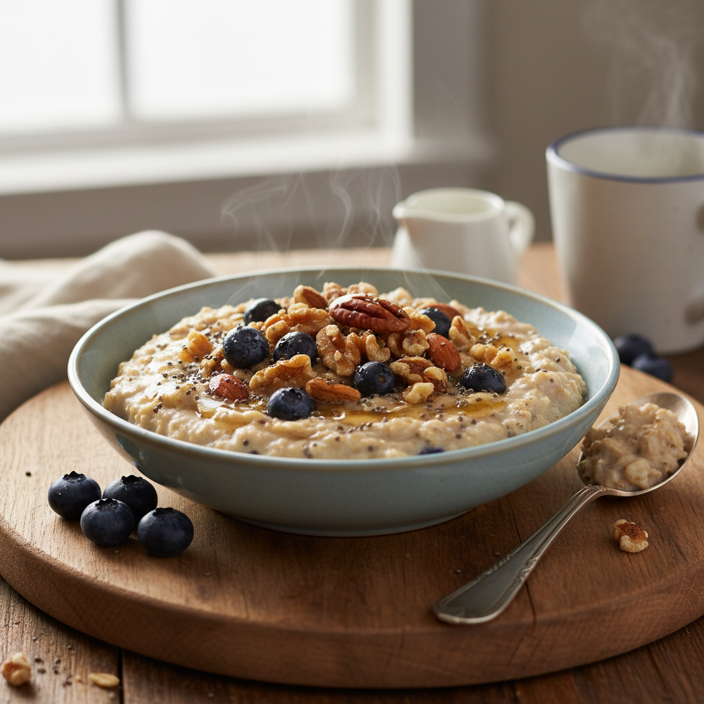 Blueberry Nut Power Oats