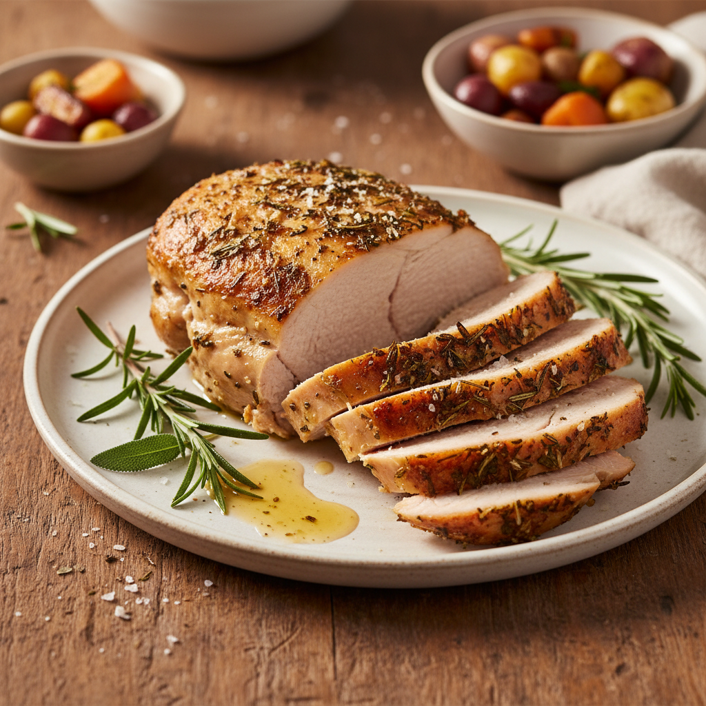 Slow-Roasted Herb Turkey Breast