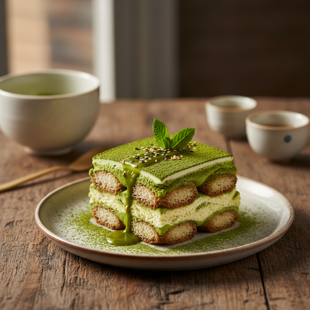 Matcha Green Tea Tiramisu