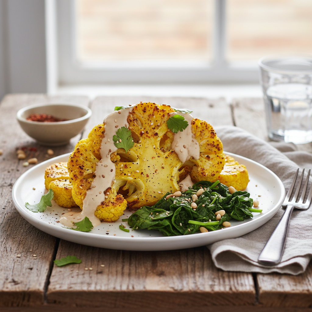 Turmeric Cauliflower Steaks