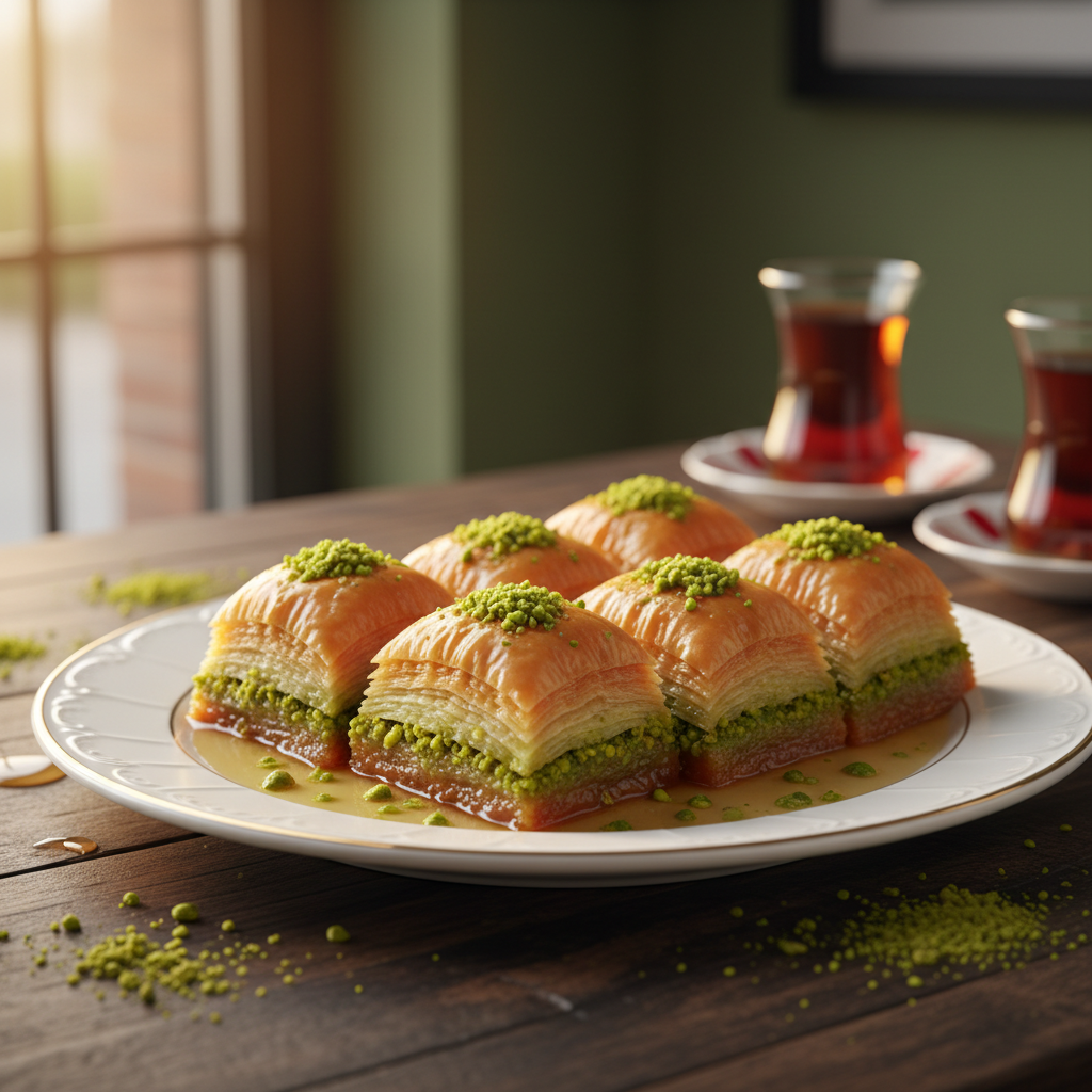 Turkish Pistachio Baklava