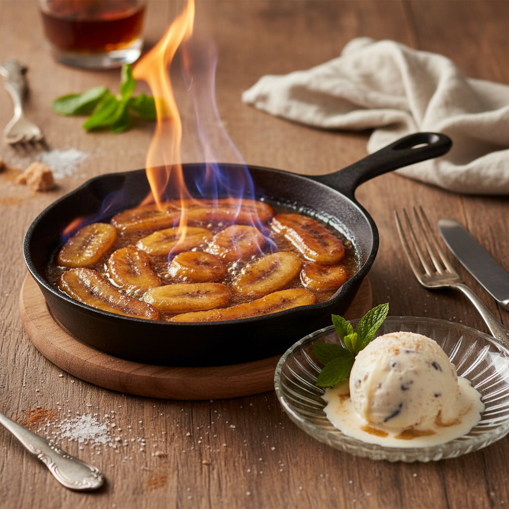 Banana Foster Flambé