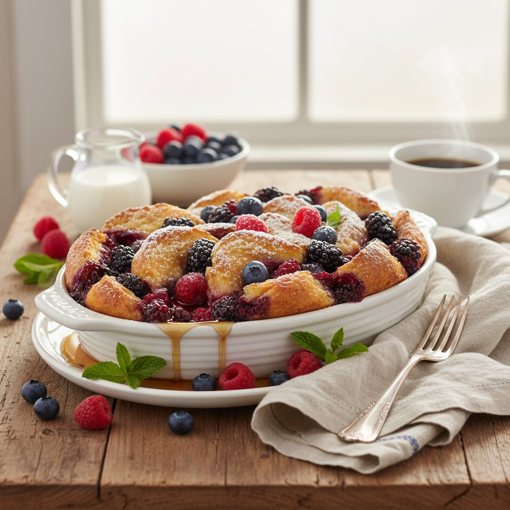 Baked Berry French Toast Casserole