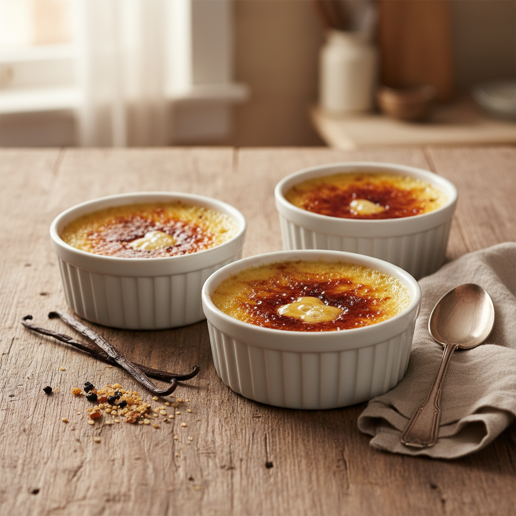 Classic Madagascar Vanilla Crème Brûlée