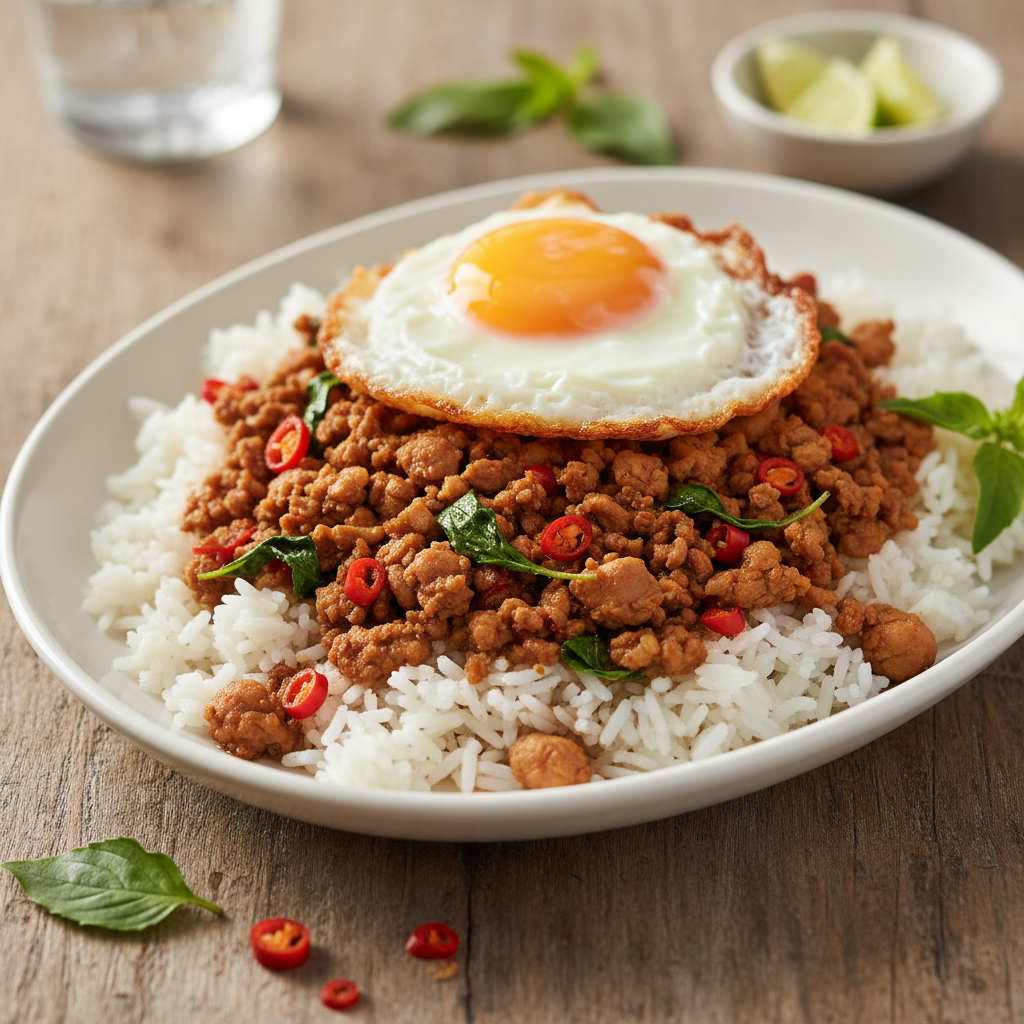 Thai Basil Chicken (Pad Kra Pao)
