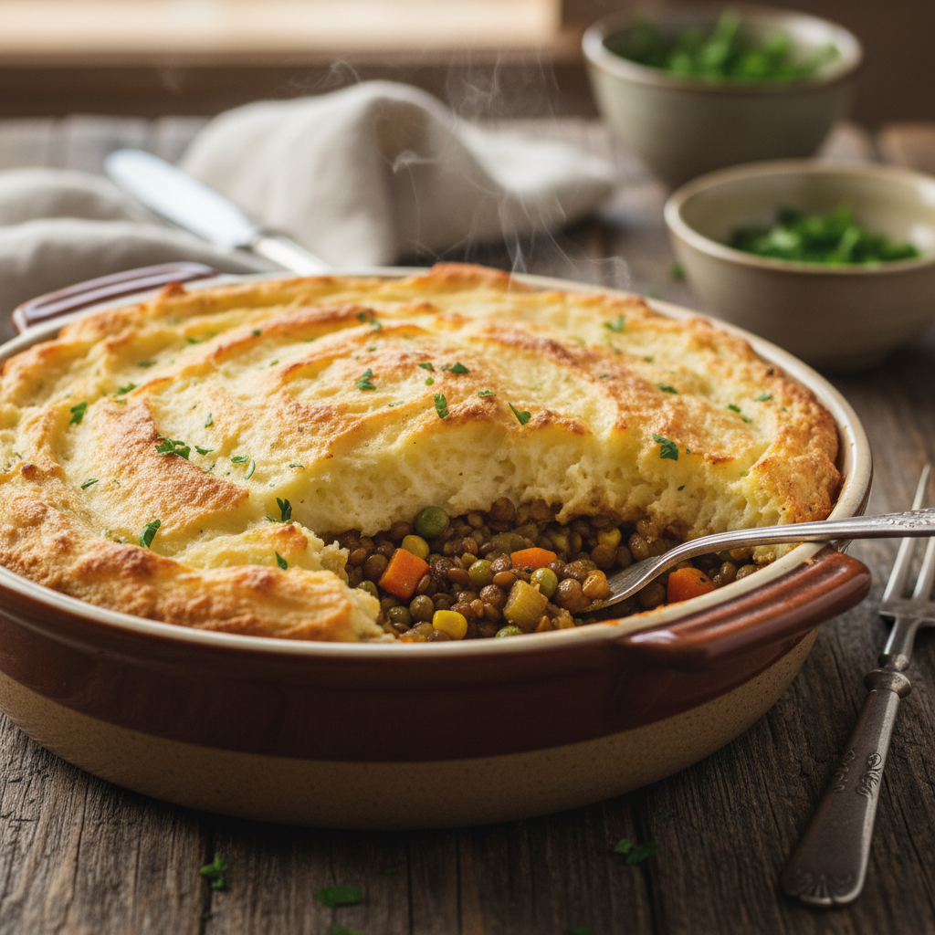 Vegetarian Lentil Shepherd's Pie
