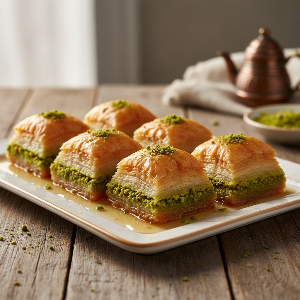Turkish Pistachio Baklava