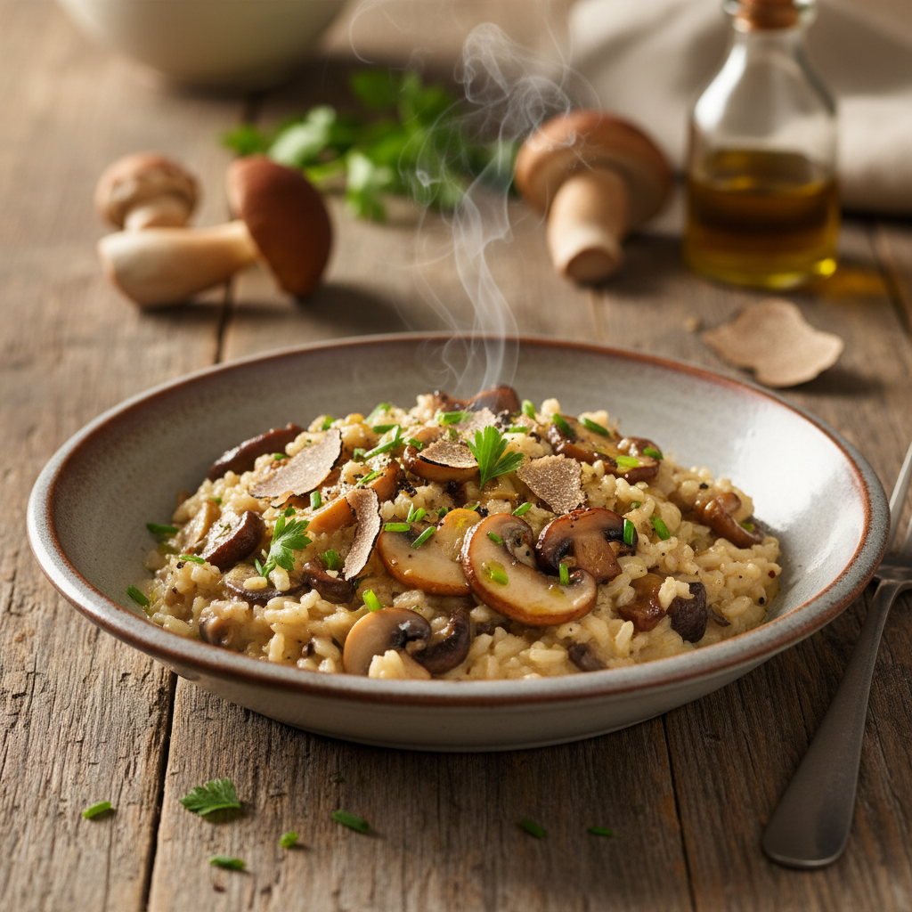 Vegetarian Mushroom Risotto