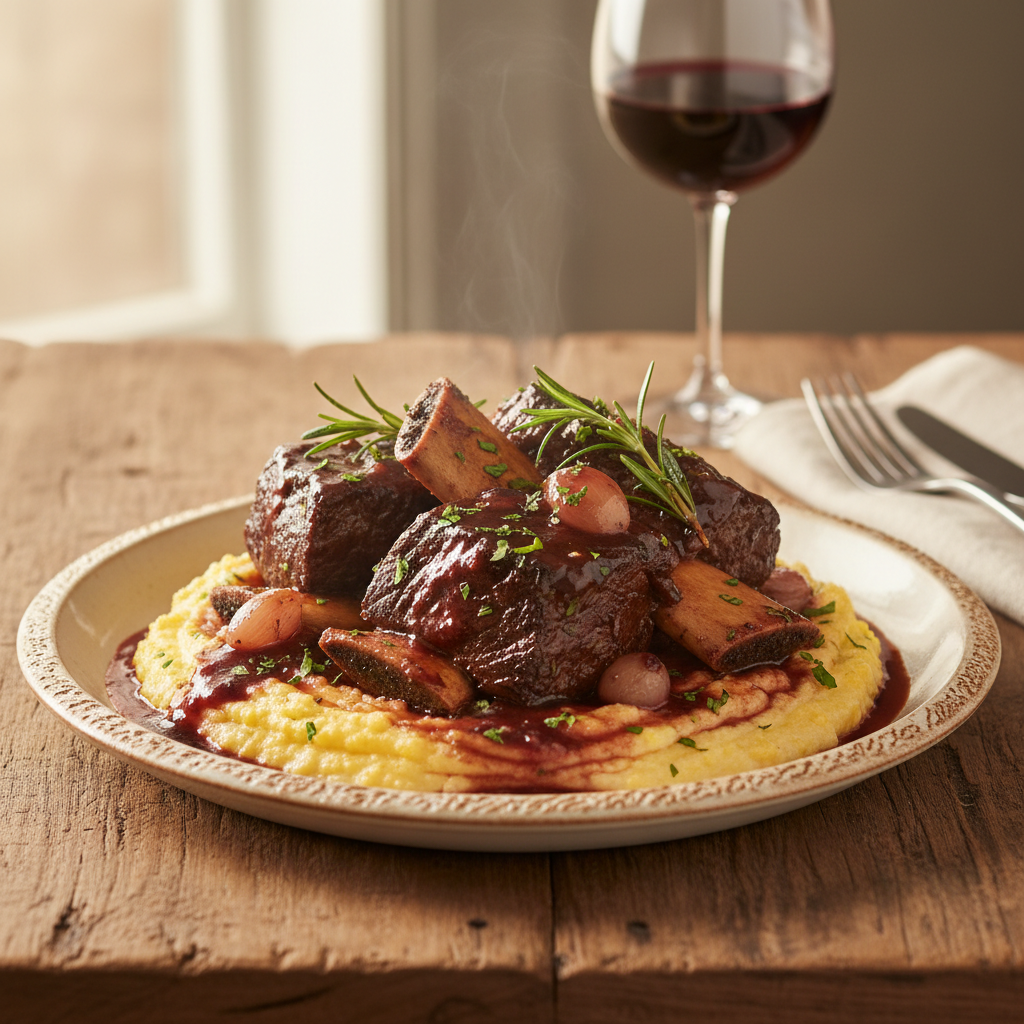 Red Wine Braised Short Ribs