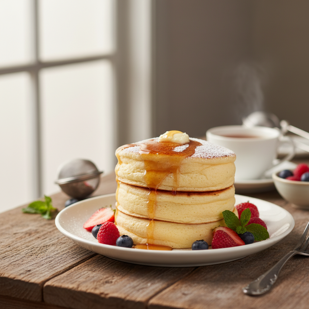 Japanese Soufflé Pancakes