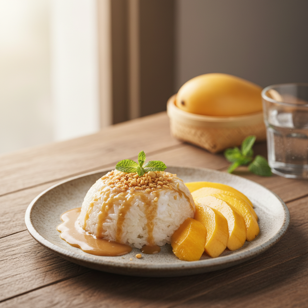 Thai Mango Sticky Rice (Khao Niew Mamuang)