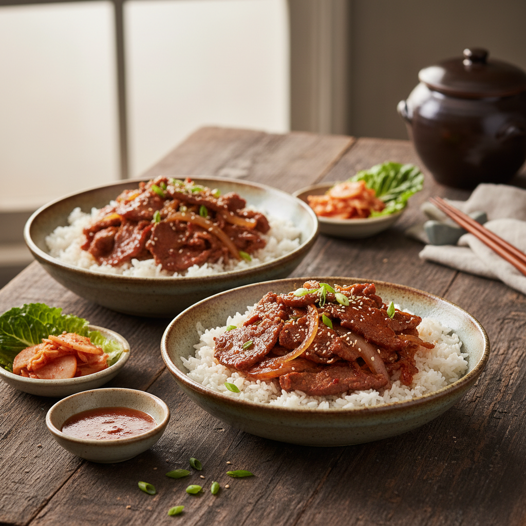 Korean Beef Bulgogi Bowls