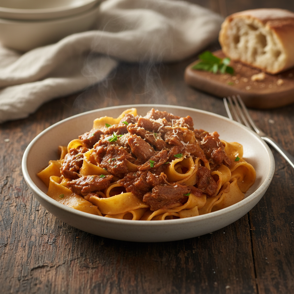 Lamb Ragu with Pappardelle