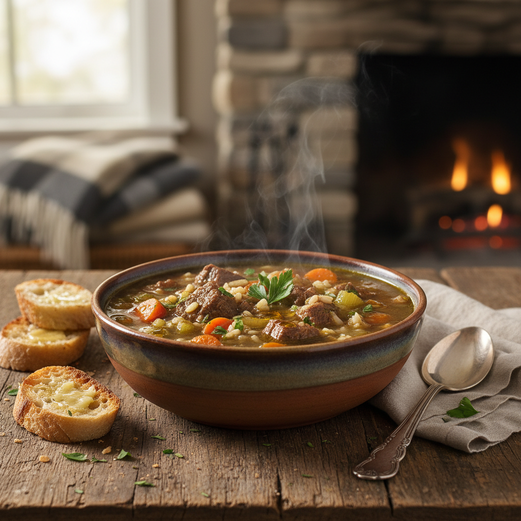 Hearty Beef and Barley Soup
