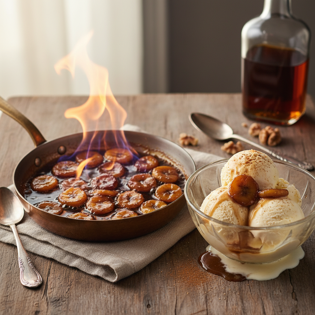 Banana Foster Flambé