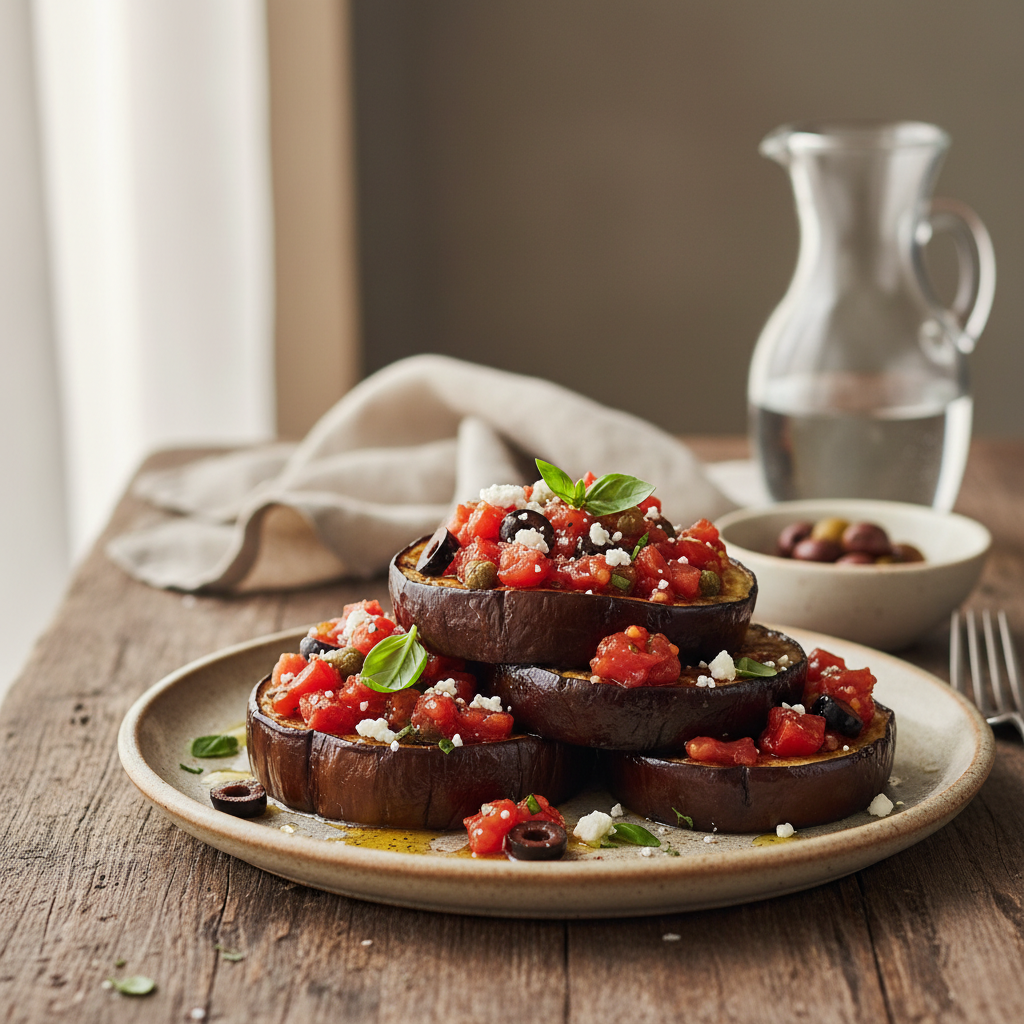 Mediterranean Eggplant Steaks