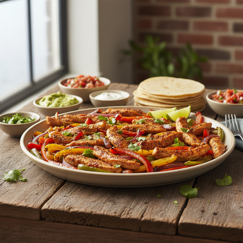 Sheet Pan Chicken Fajitas