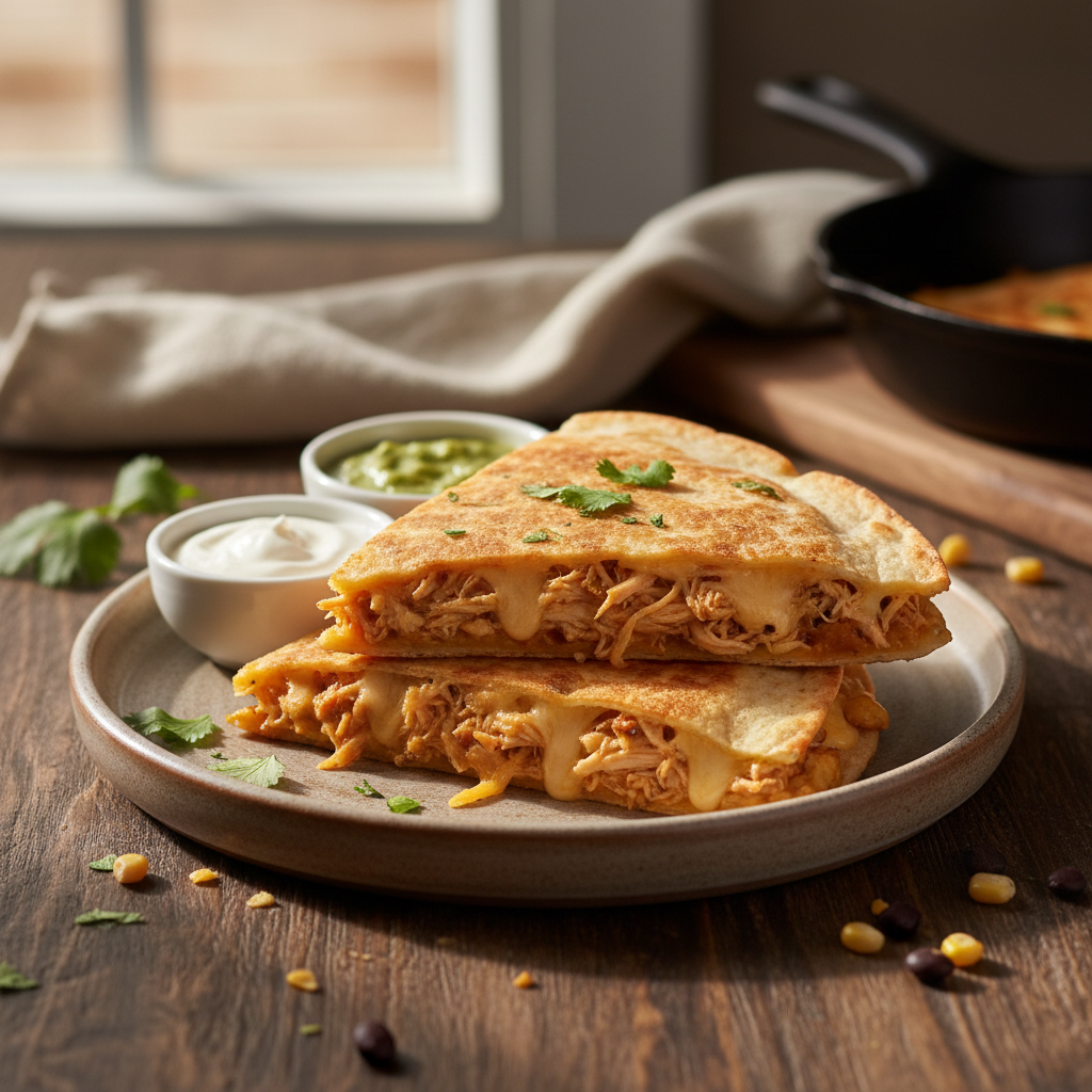Chipotle Chicken Quesadillas