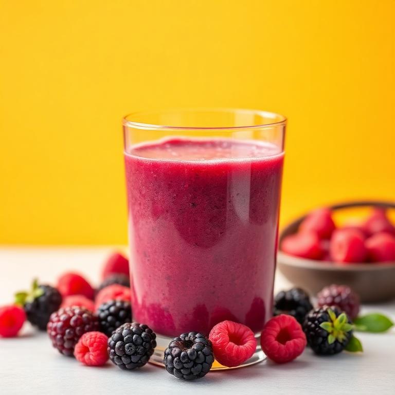 Mixed Berry Protein Smoothie