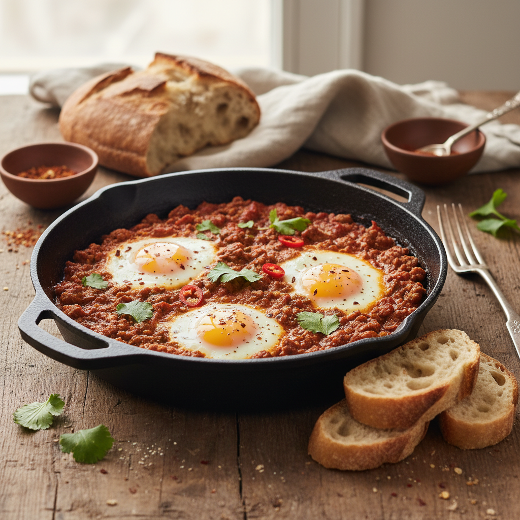 Spiced Lamb Shakshuka