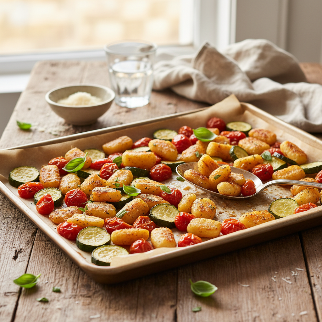 Crispy Sheet-Pan Gnocchi
