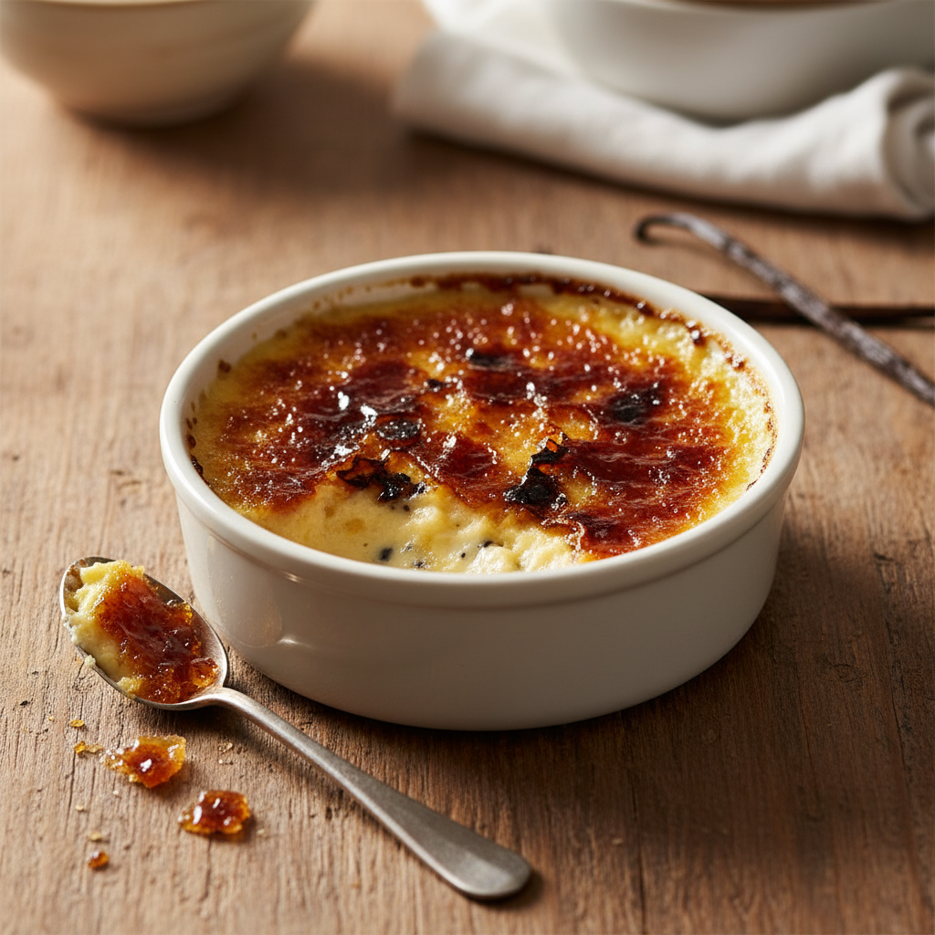 Classic Madagascar Vanilla Bean Crème Brûlée