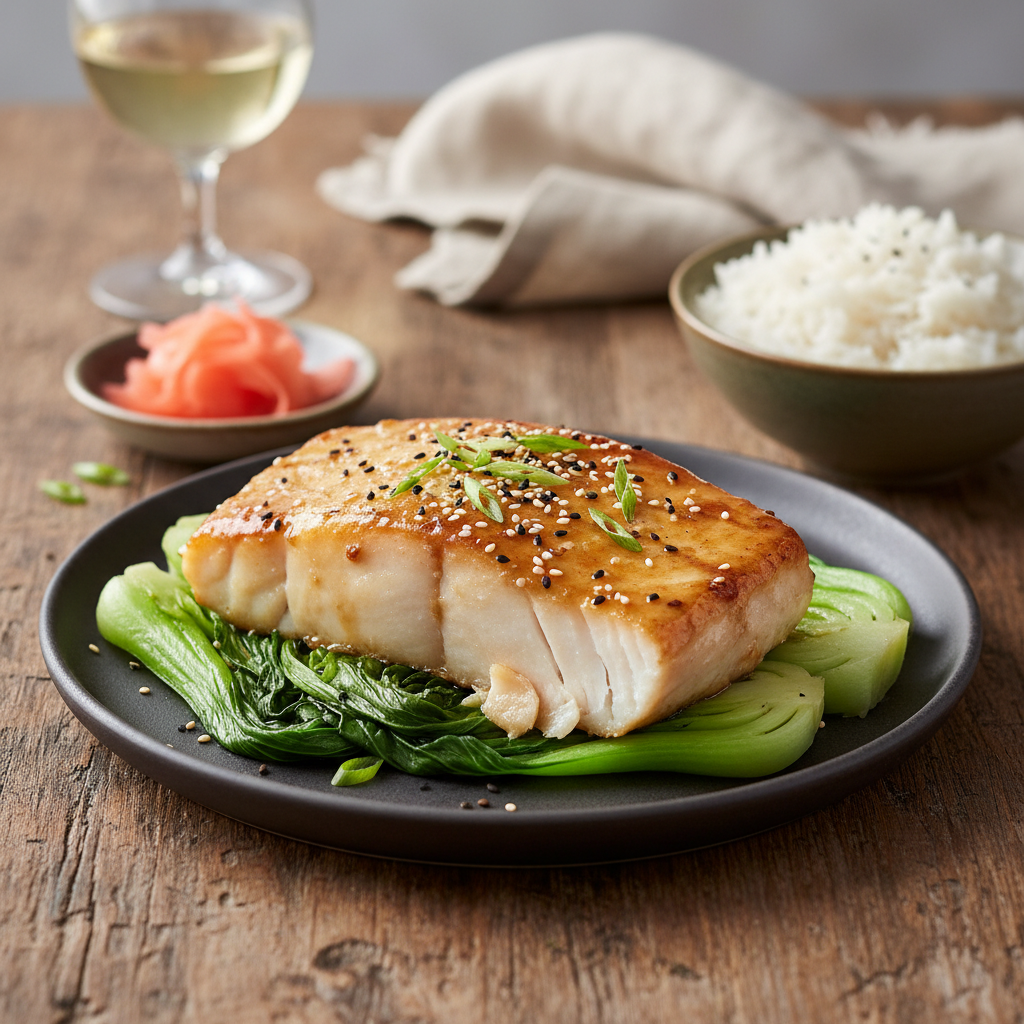 Miso-Glazed Chilean Sea Bass