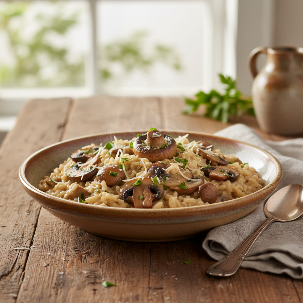 Vegetarian Mushroom Risotto