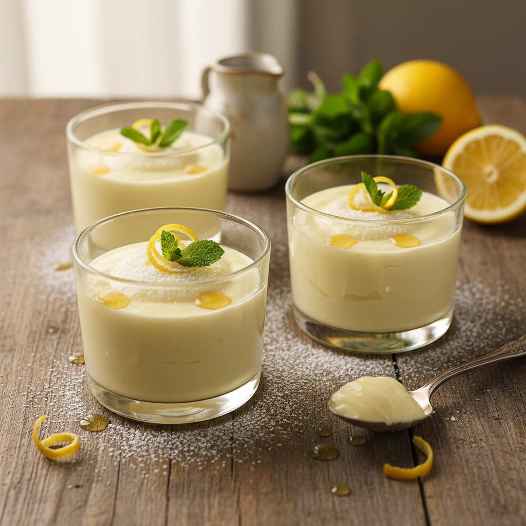 Lemon Limoncello Posset