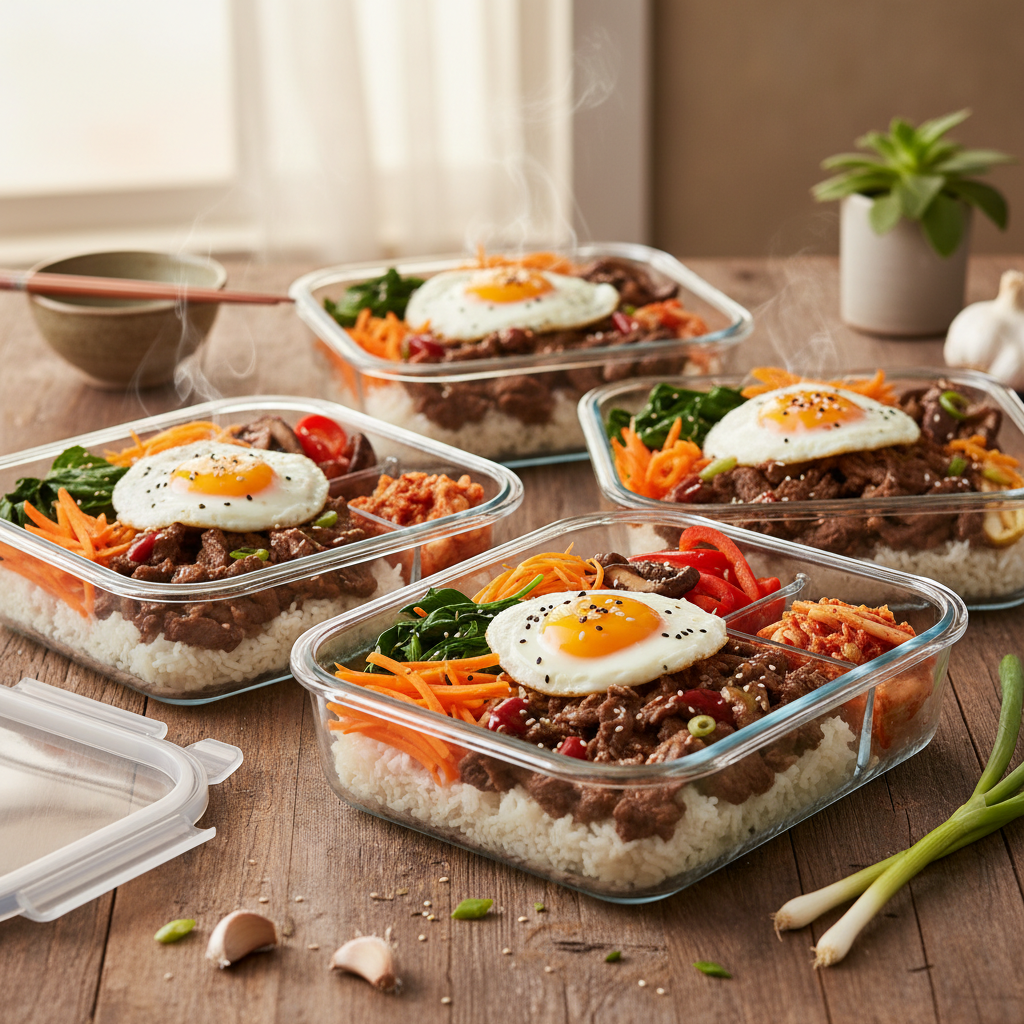 Korean Beef Bibimbap Meal Prep