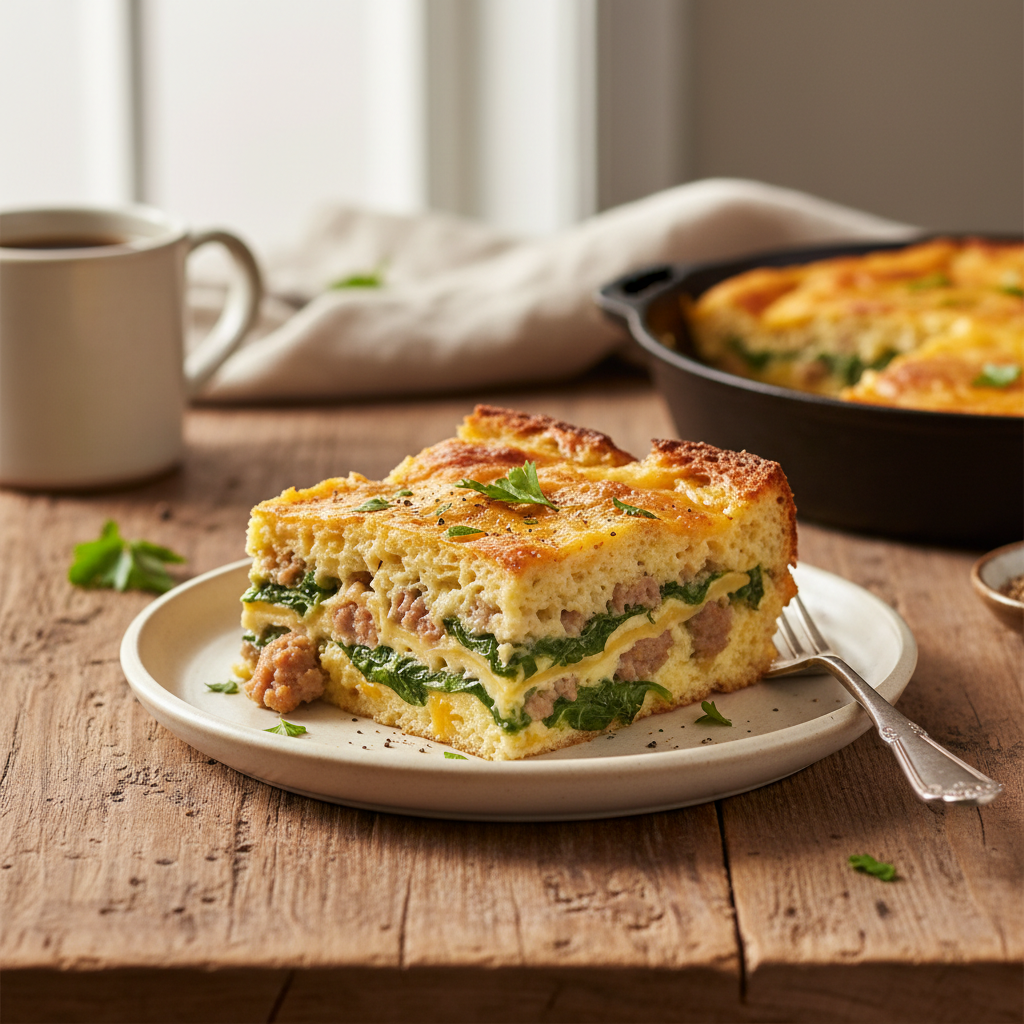 Savory Breakfast Strata