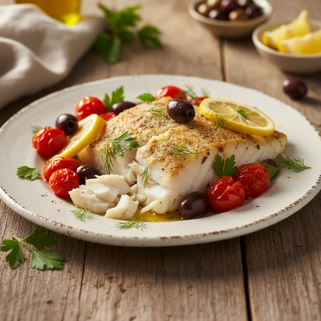 Mediterranean Lemon Herb Cod