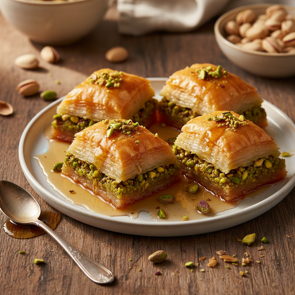Honey Pistachio Baklava