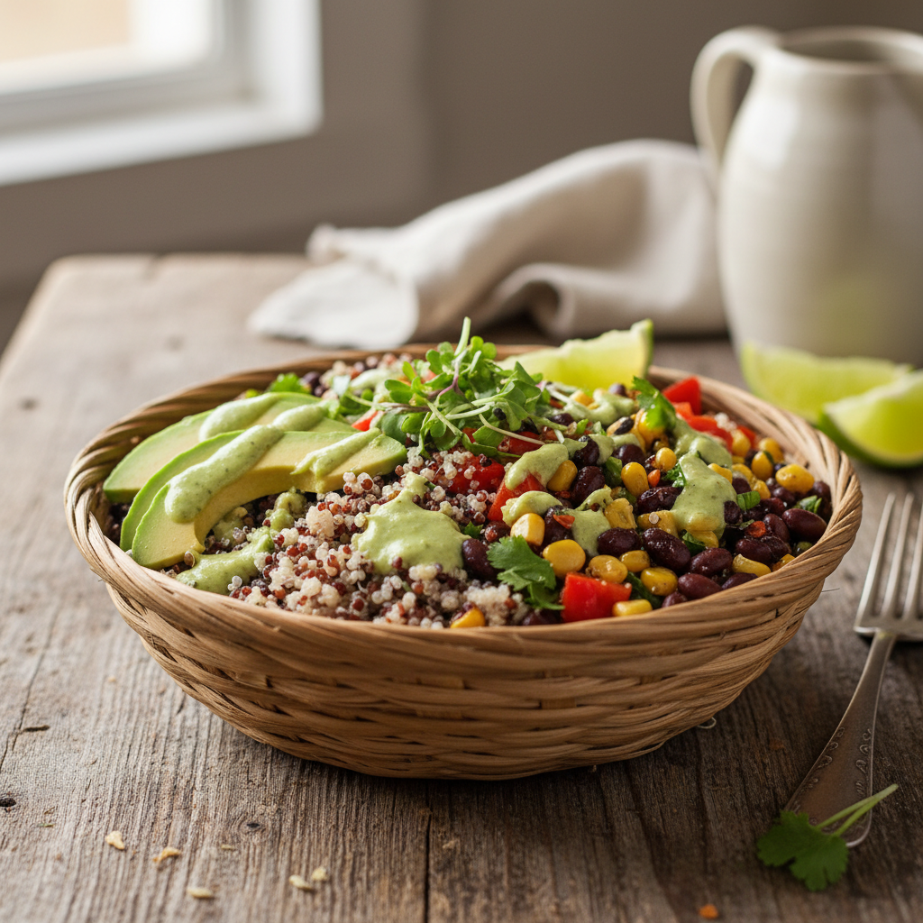 Quinoa and Black Bean Power Bowl
