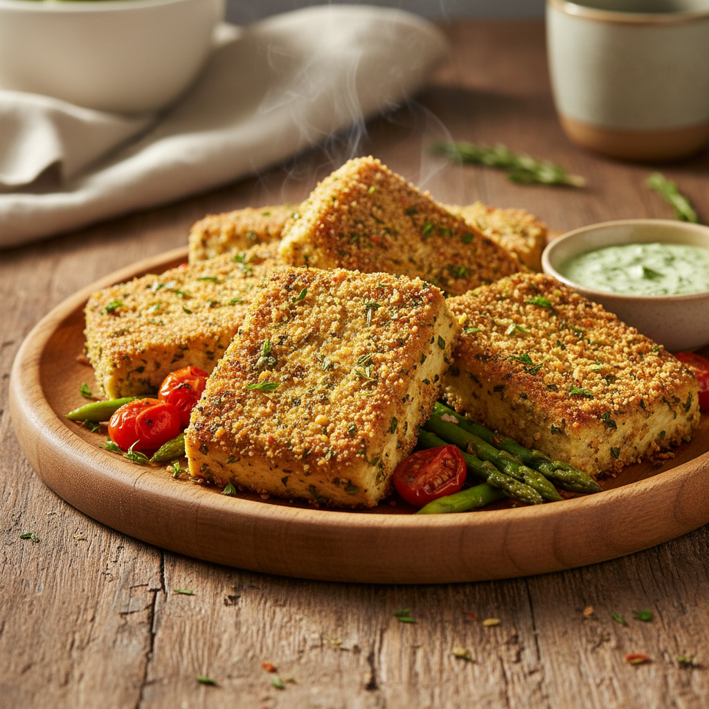 Herb-Crusted Tofu Steaks