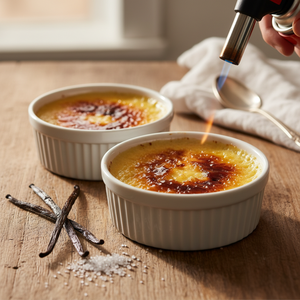 Classic Madagascar Vanilla Bean Crème Brûlée