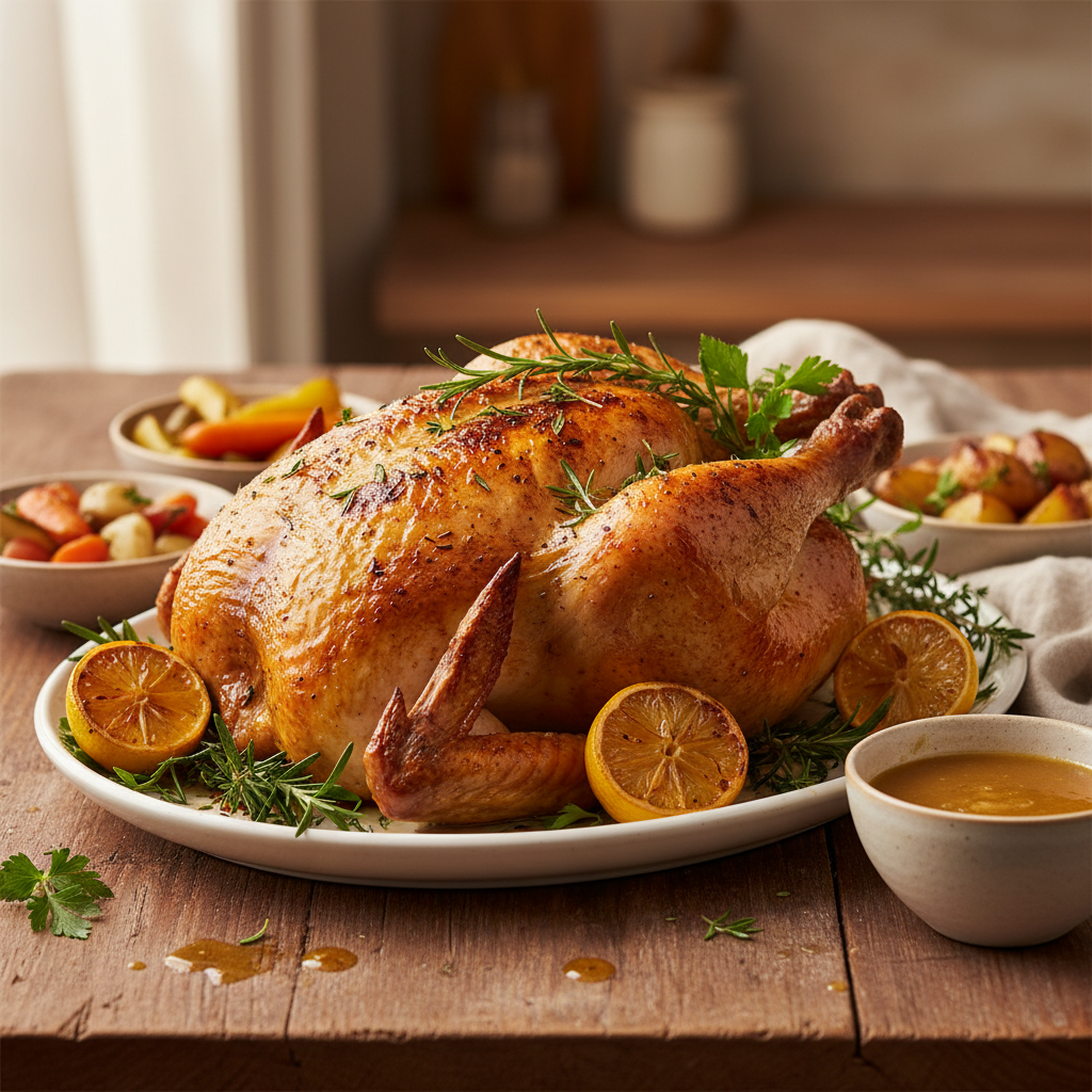 Lemon Herb Roast Chicken