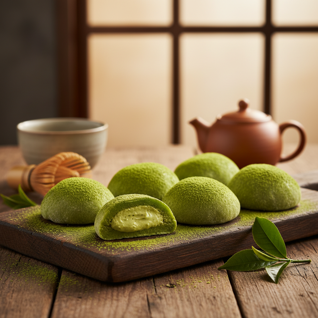 Matcha Green Tea Mochi