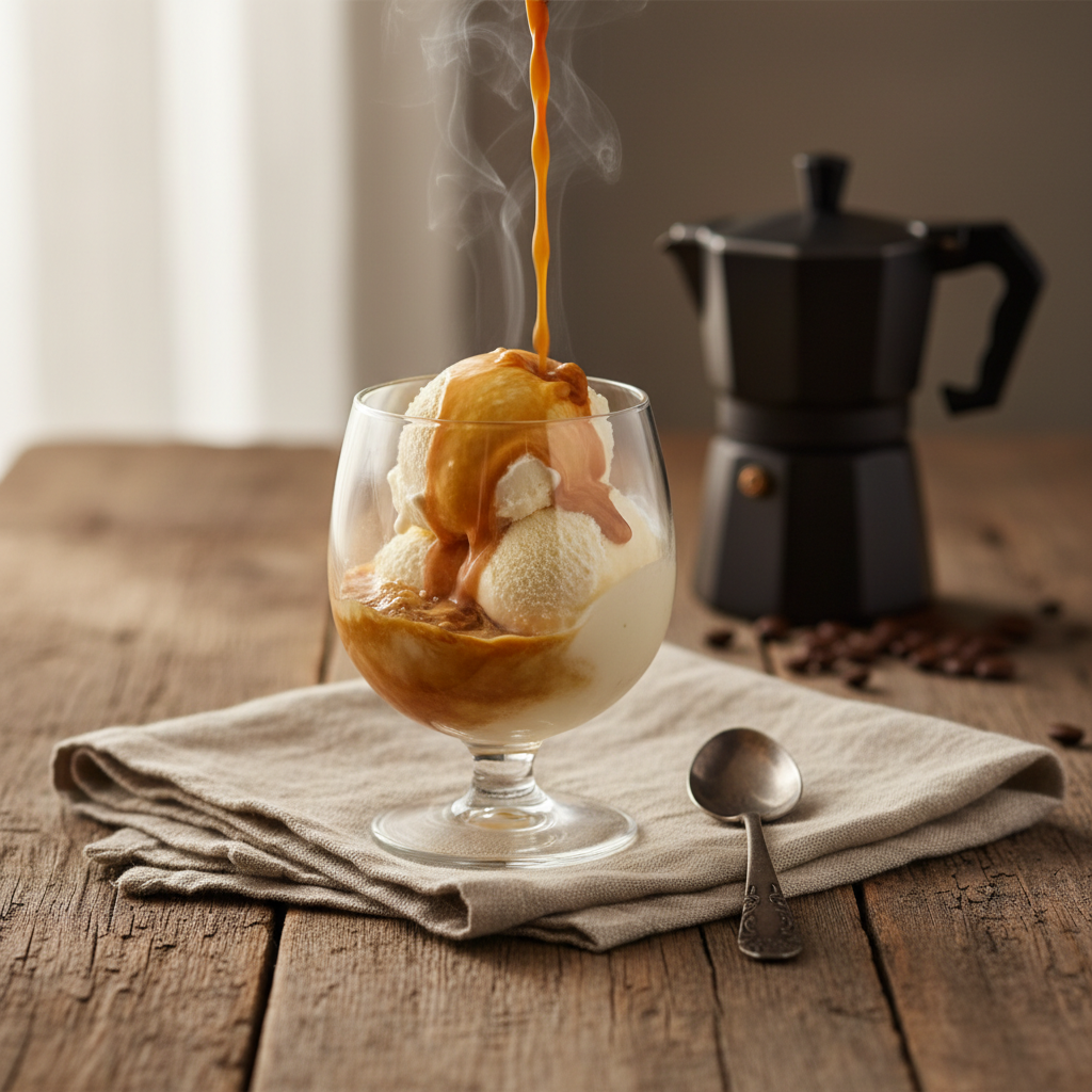 Instant Espresso Affogato
