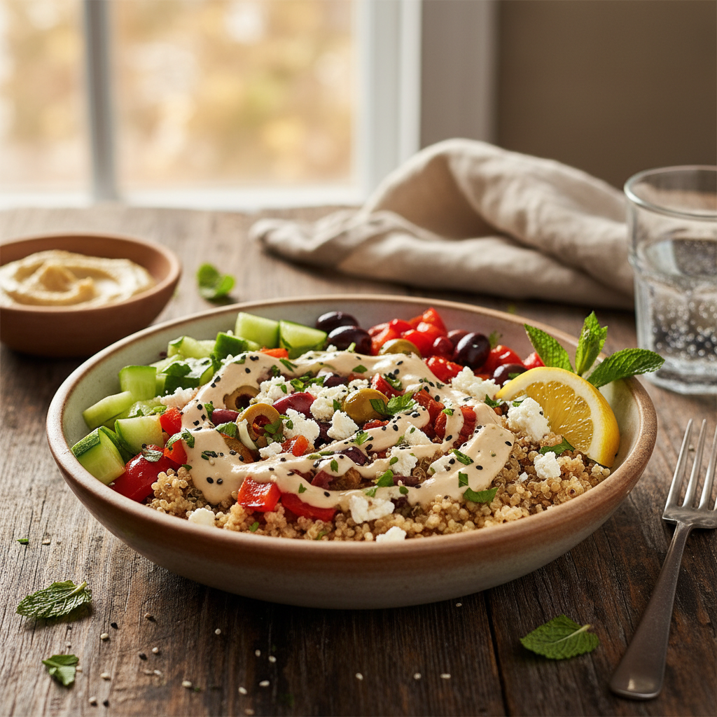 Mediterranean Quinoa Power Bowl