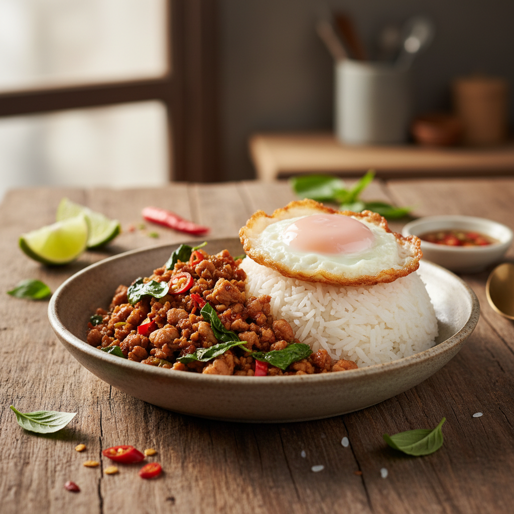 Thai Basil Chicken (Pad Kra Pao)