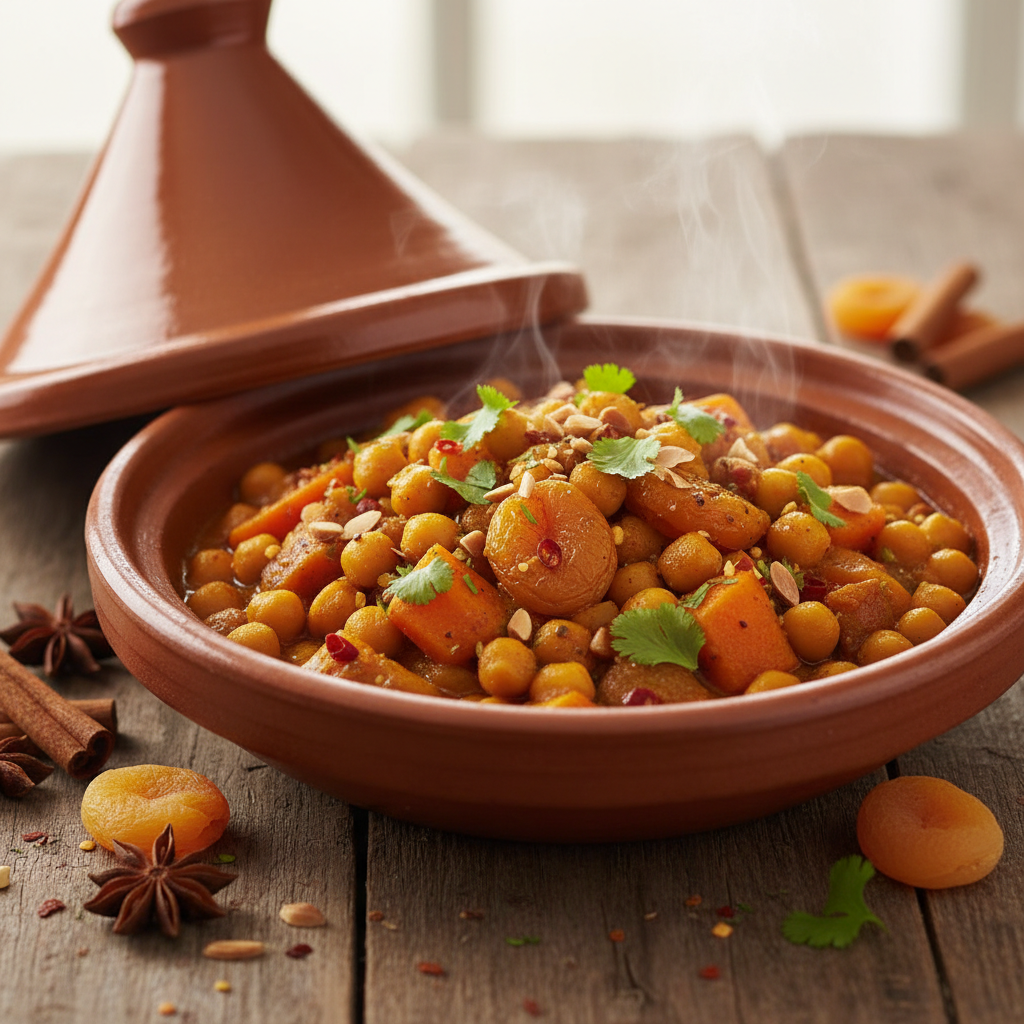 Spicy Moroccan Chickpea Tagine