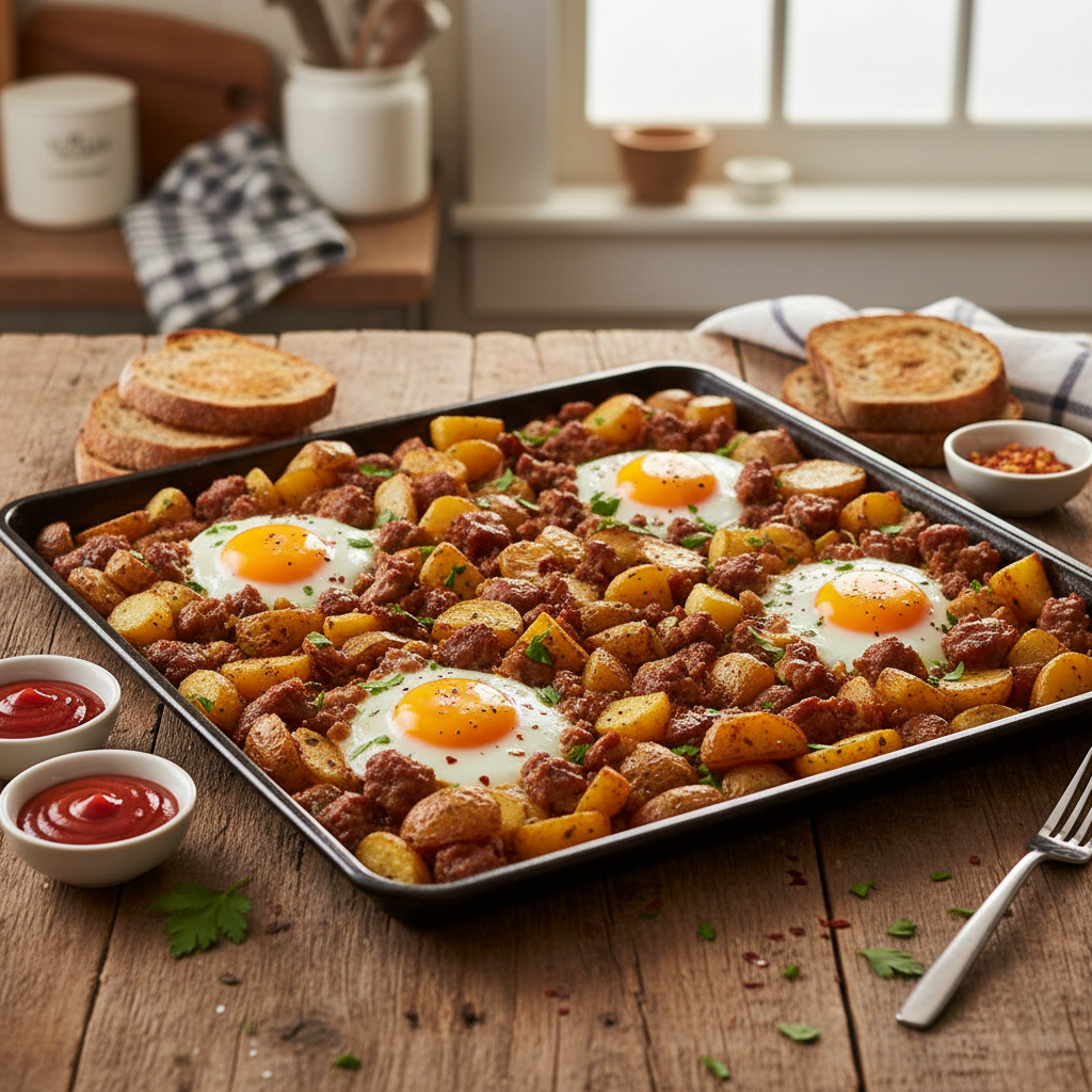 Hearty Sheet Pan Breakfast Hash