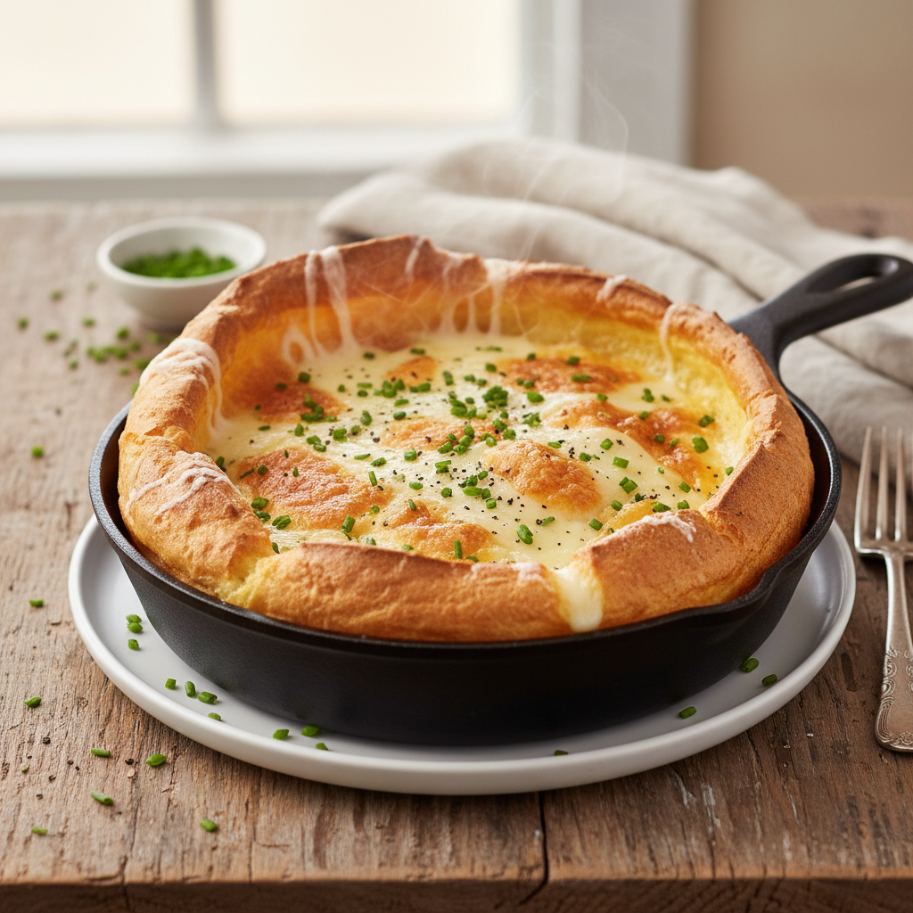 Savory Dutch Baby with Gruyère