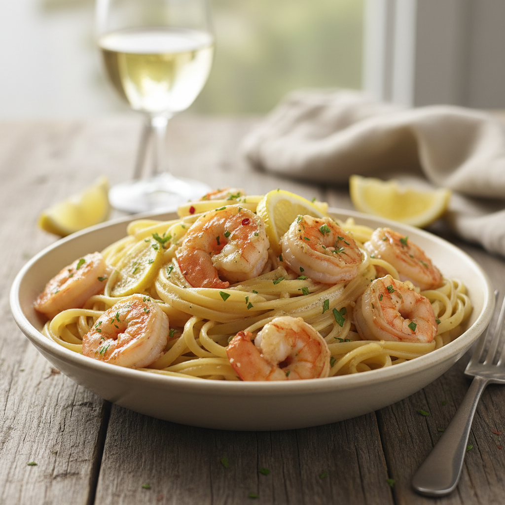Shrimp Scampi Pasta