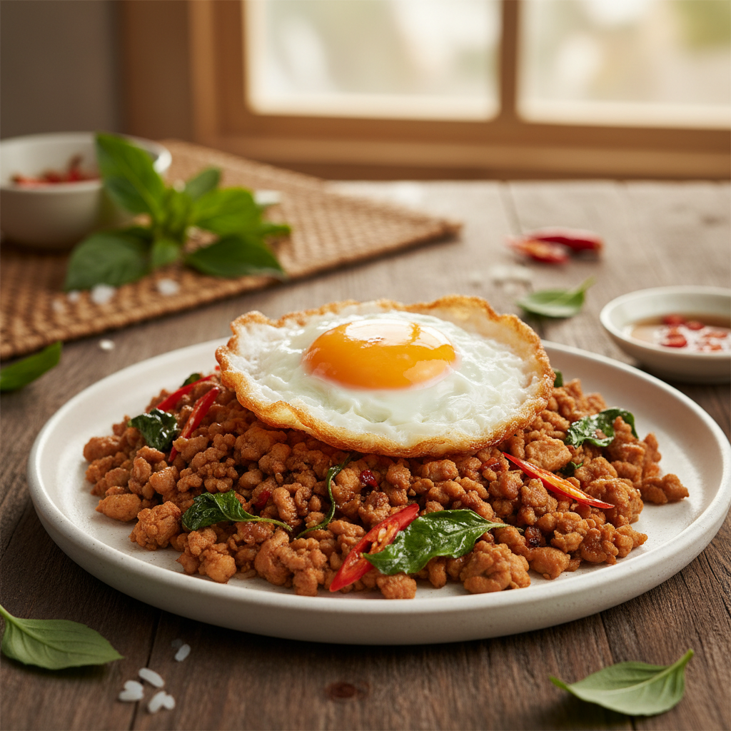 Thai Basil Chicken (Pad Kra Pao)