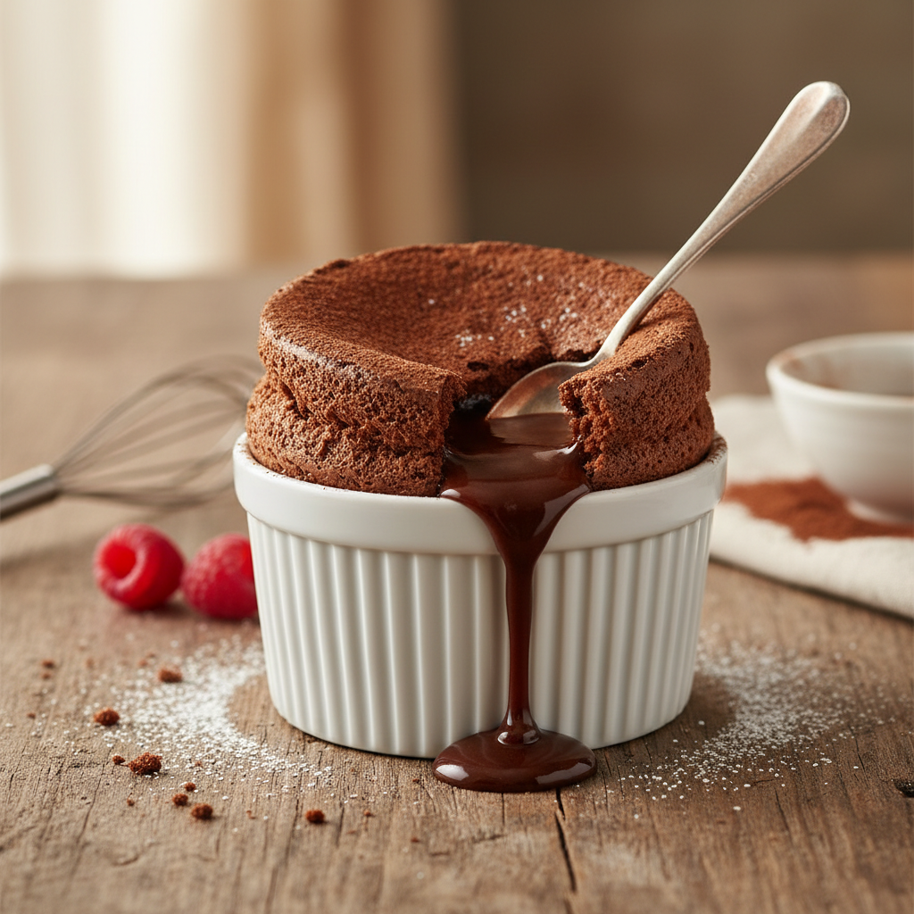Classic French Chocolate Soufflé